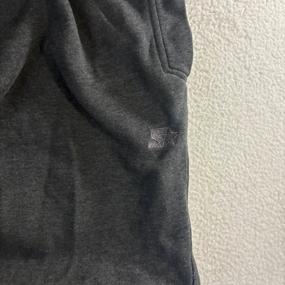 Y2K Starter Baggy Track Pants Mens XL Gray Sweatpants Loose Relaxed Drawstring